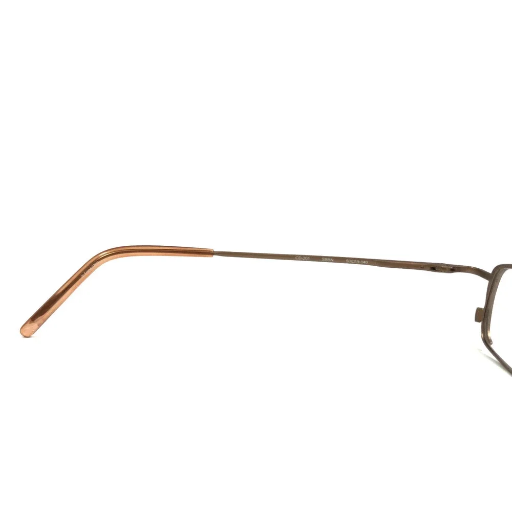 Catherine Deneuve Eyeglasses Frames CD-201 SBRN Satin Brown Crystals 50-19-140